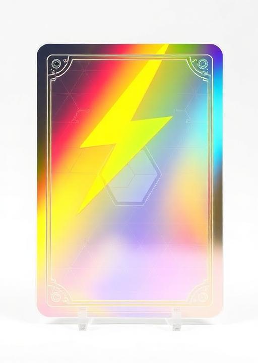 Volt Crown Pikachu secret rare Pokemon card from the Thunder Horizon set with gold holographic border